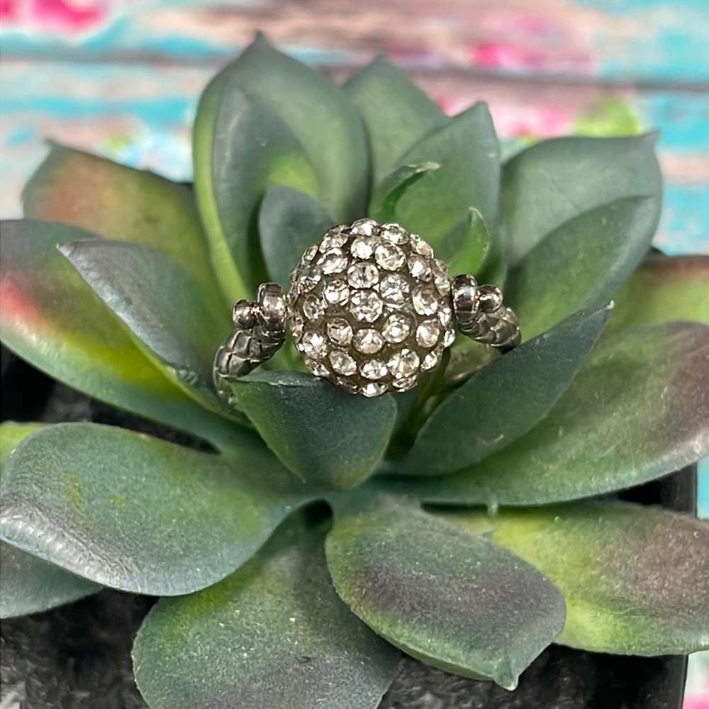 Horseshoe CZ Ring